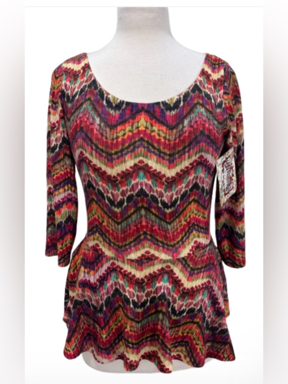 Size S NWT Amma Design Peplum Top